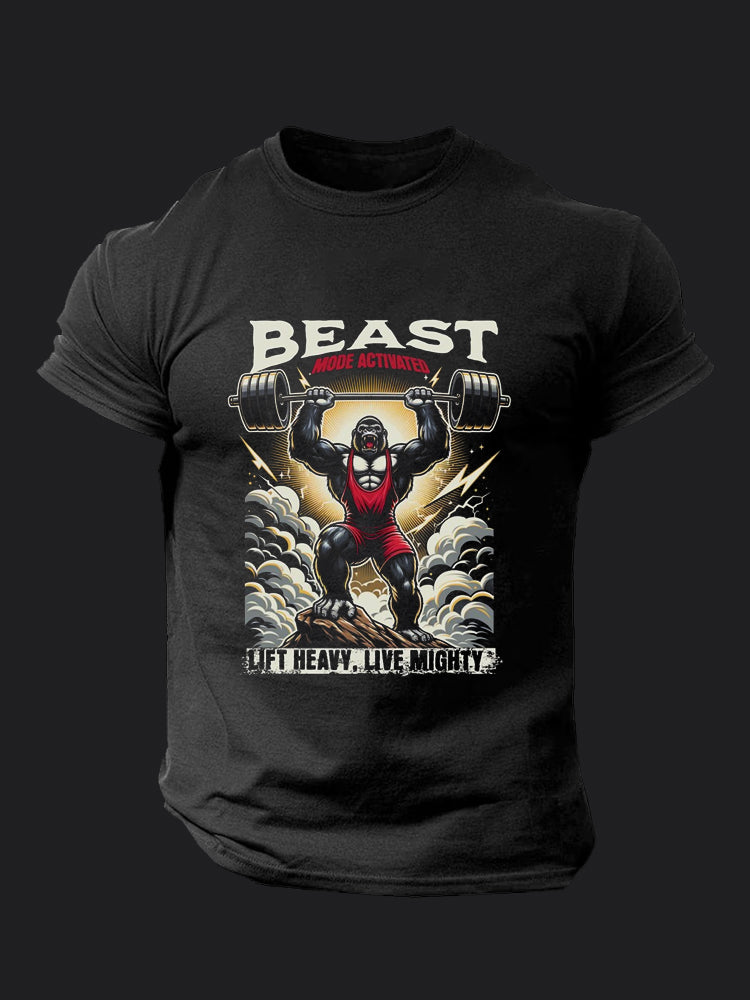 Beast Mode Actived BombApe Gym T-shirt