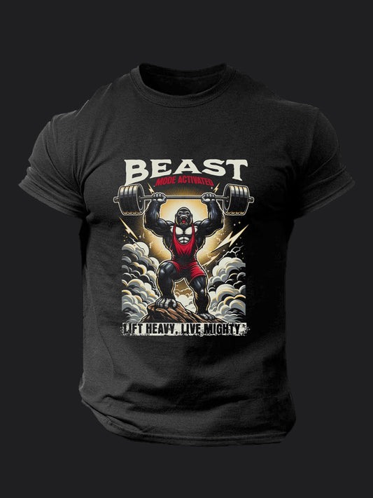 Beast Mode Actived BombApe Gym T-shirt