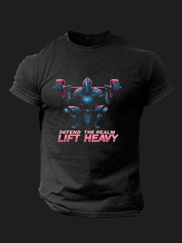 Defend the Realm Lift BombApe Gym T-shirt