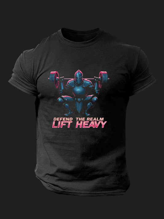 Defend the Realm Lift BombApe Gym T-shirt
