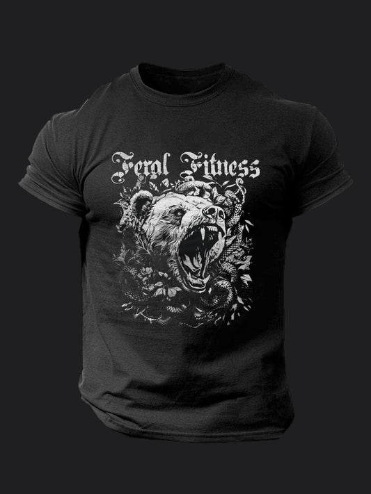Feral Fitness Bear BombApe Gym T-shirt