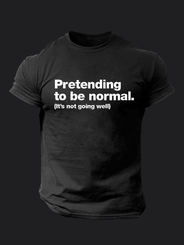 Pretending to Be Normal BombApe Gym T-shirt