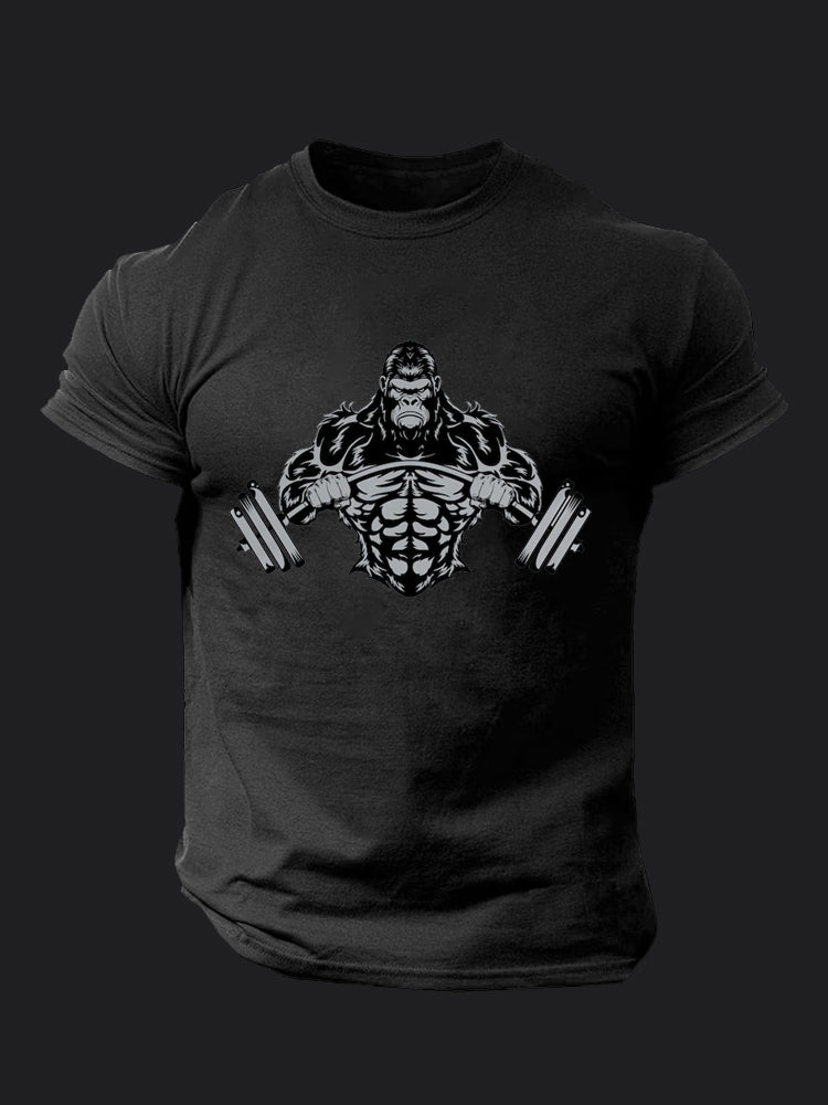 Muscular Gorilla BombApe GymT-shirt