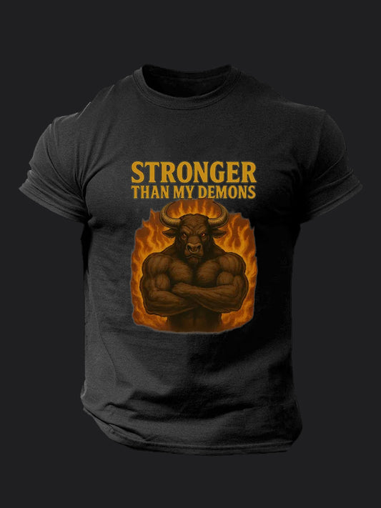 Stronger Than My Demons BombApe Gym T-shirt