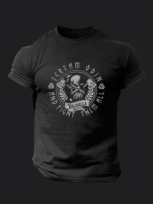 War Cry of Odin BombApe Gym T-shirt