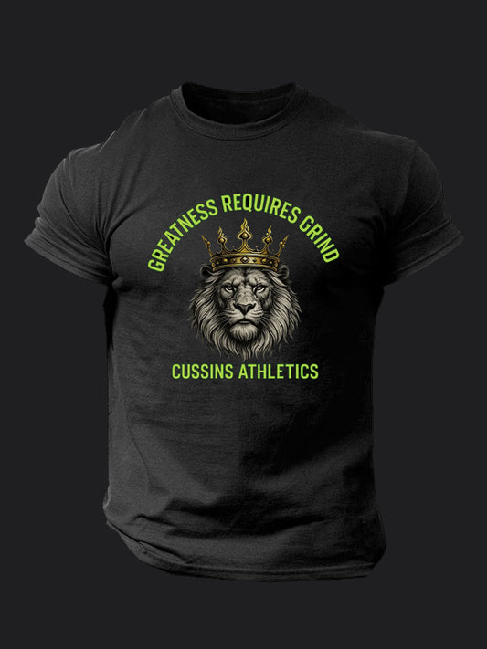 Greatness Requires Grind BombApe Gym T-shirt