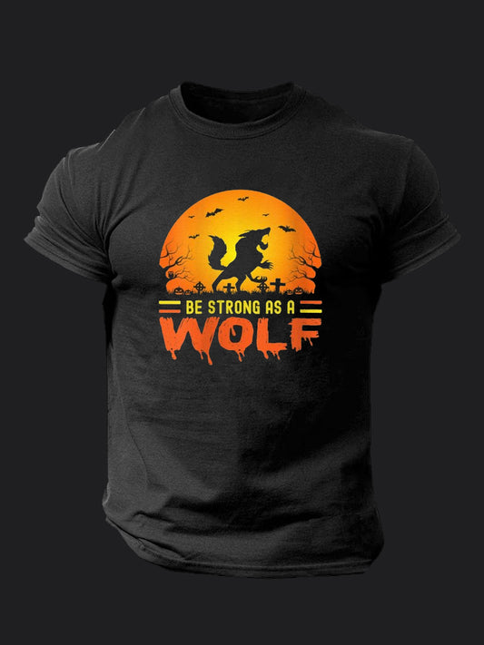 Be Strong As A Wolf BombApe Gym T-shirt