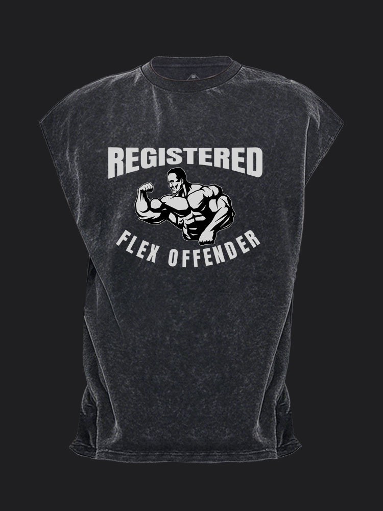 Registered Flex Offender BombApe Cut Off Tank