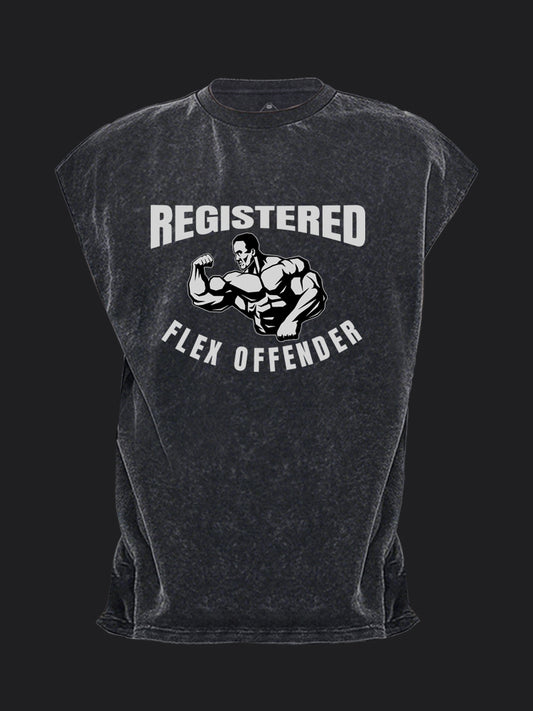 Registered Flex Offender BombApe Cut Off Tank