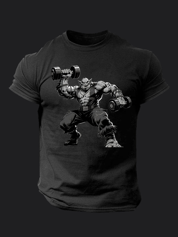 Weightlifting Troll BombApe Gym T-shirt