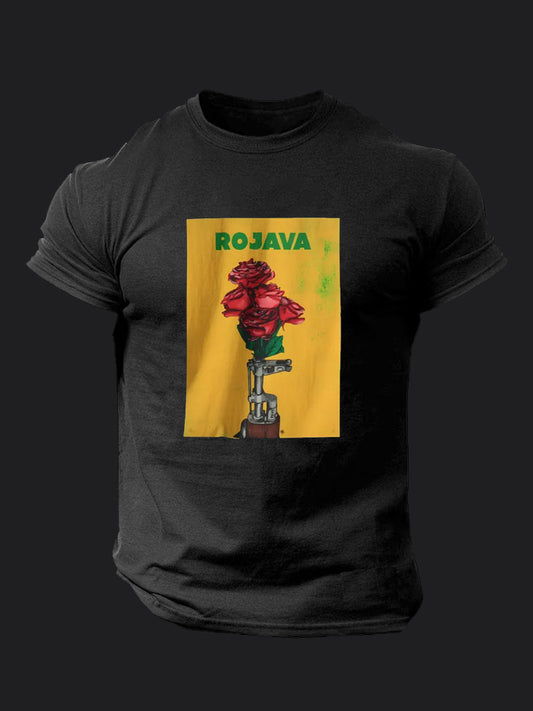 Rojava Revolution BombApe Gym T-shirt