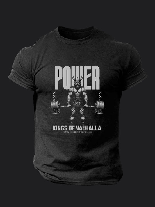 Power Lifting Viking BombApe Gym T-shirt