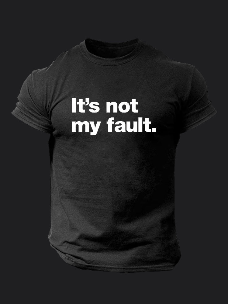 It's Not My Fault BombApe Gym T-shirt