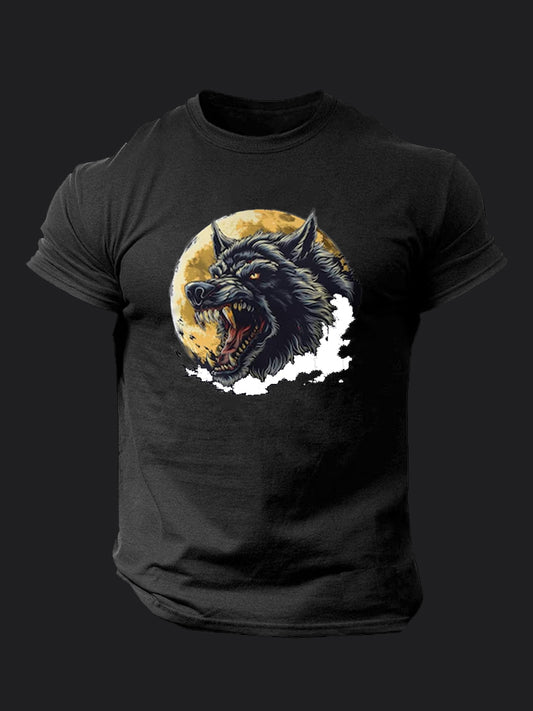 Wolf Full Moon BombApe Gym T-shirt
