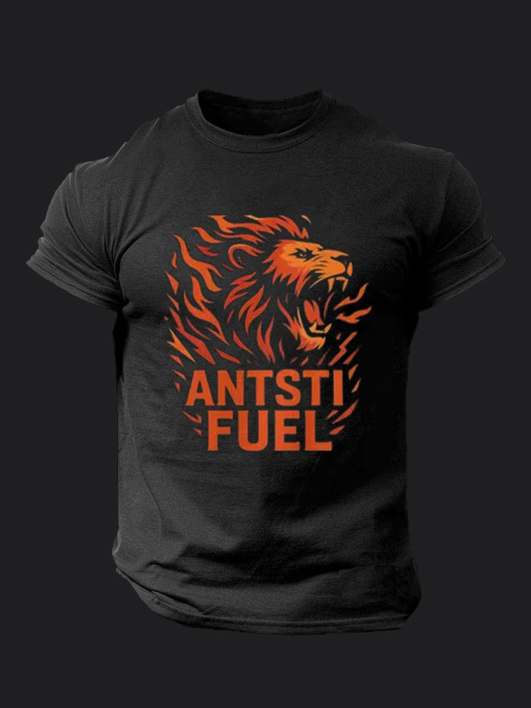 Antsti Fuel Lion BombApe Gym T-shirt
