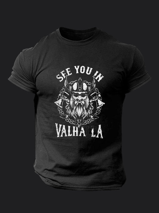 See You in Valhalla BombApe Gym T-shirt