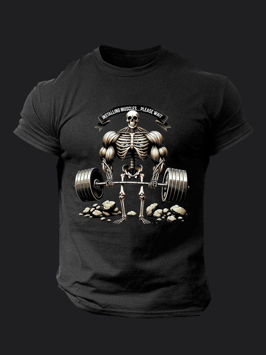 Installing Muscles BombApe Gym T-shirt