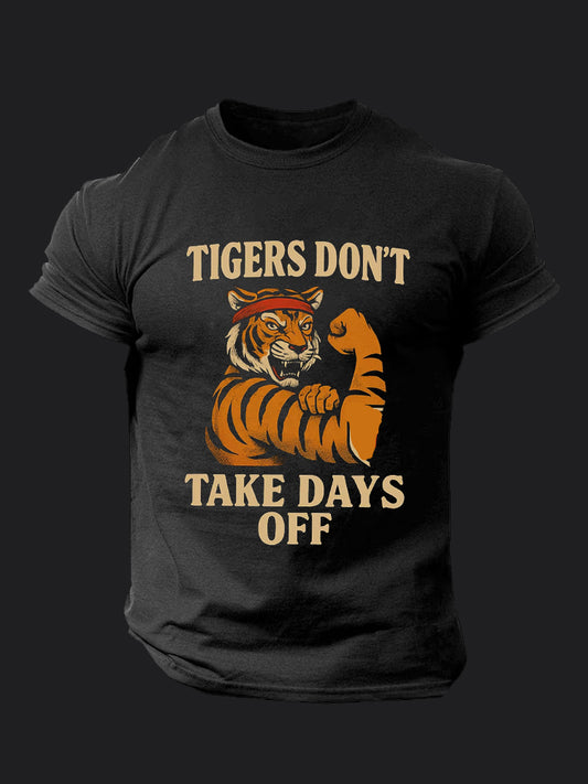 Tigers Don’t Take Days Off BombApe Gym T-shirt