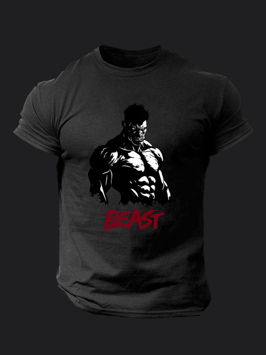 beast men Gym BombApe GymT-shirt