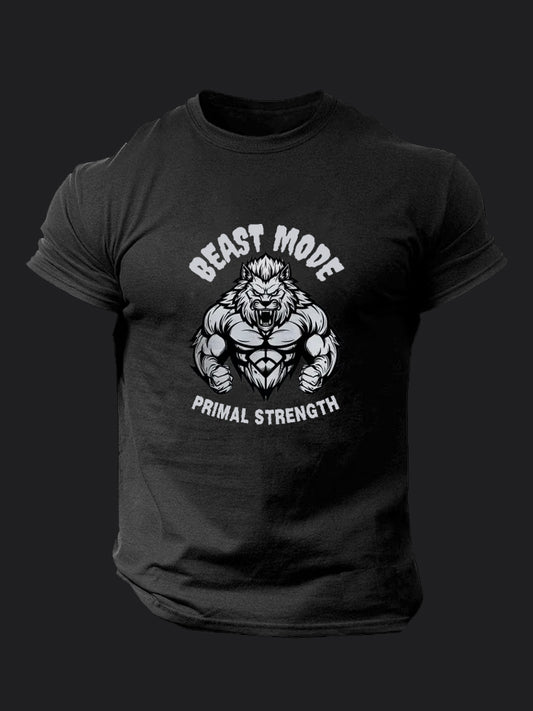 Beast Mode Lion BombApe Gym T-shirt