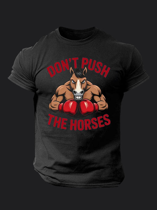 Don’t Push the Horses BombApe Gym T-shirt