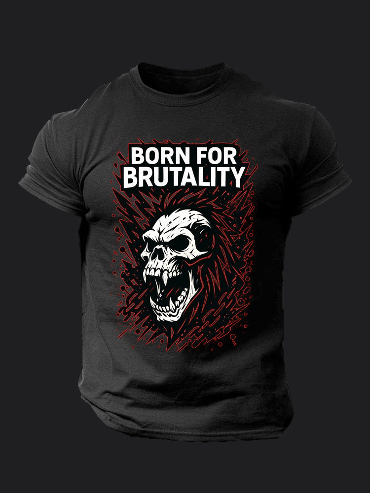 Born For Brutality  BombApe Gym T-shirt