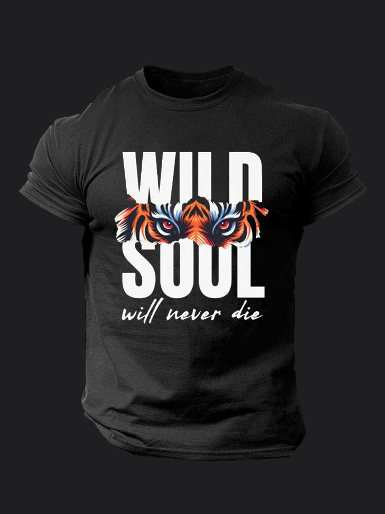 Wild Soul Will Never Die BombApe Gym T-shirt