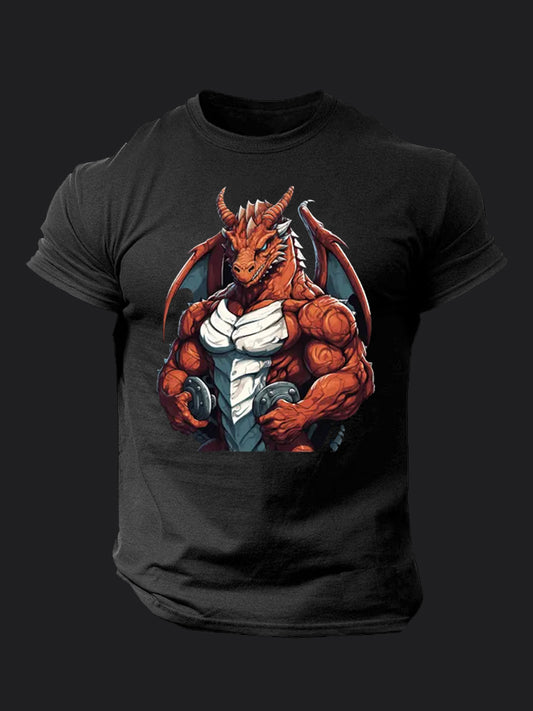 Dragon Powerlifting BombApe Gym T-shirt