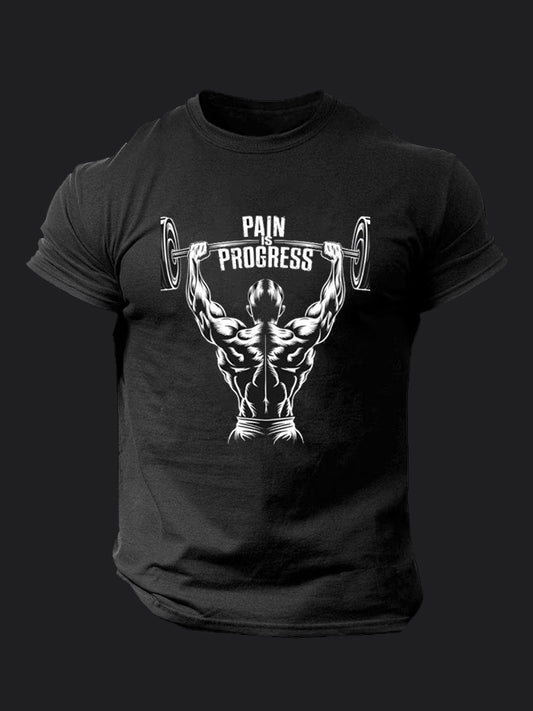 Pain is Progress BombApe Gym T-shirt