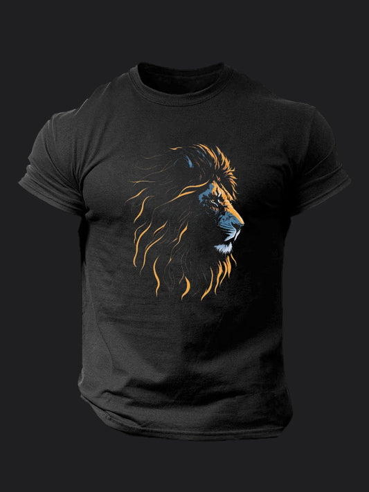 Lion Sunset BombApe Gym T-shirt