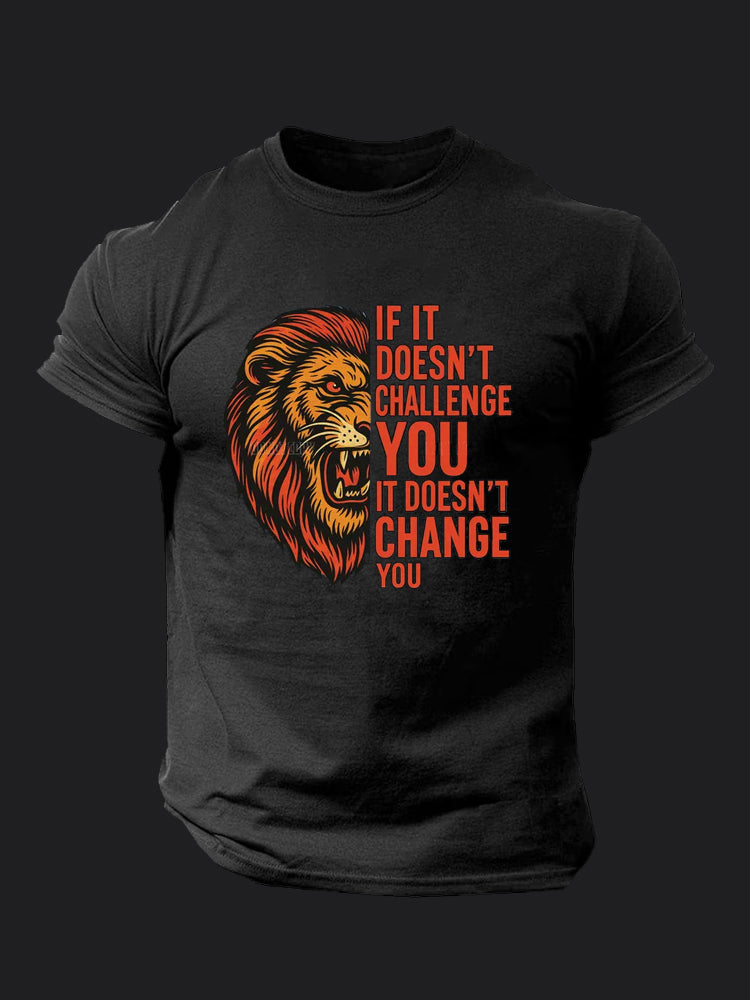 If It Doesn't Challenge You BombApe Gym T-shirt