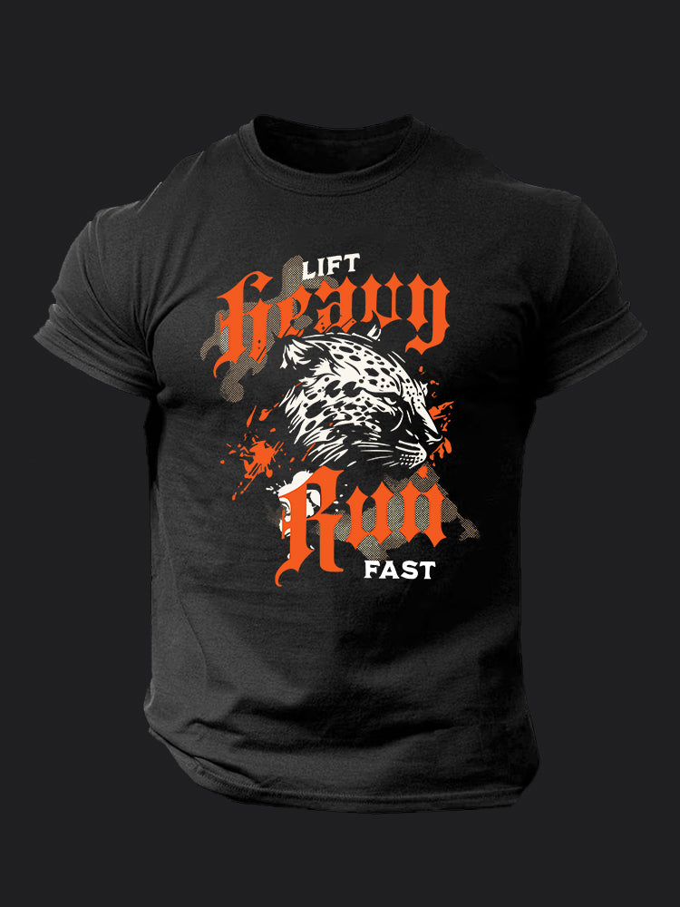 Lift Heavy Run Fast BombApe Gym T-shirt