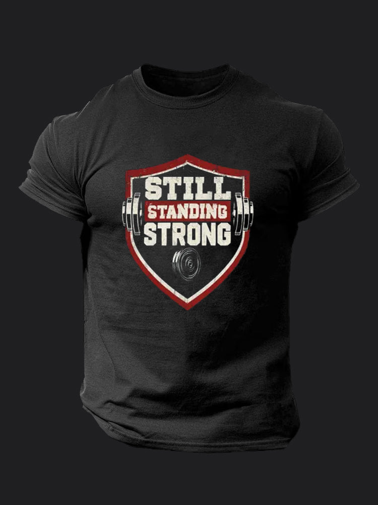 Still Standing Strong BombApe Gym T-shirt