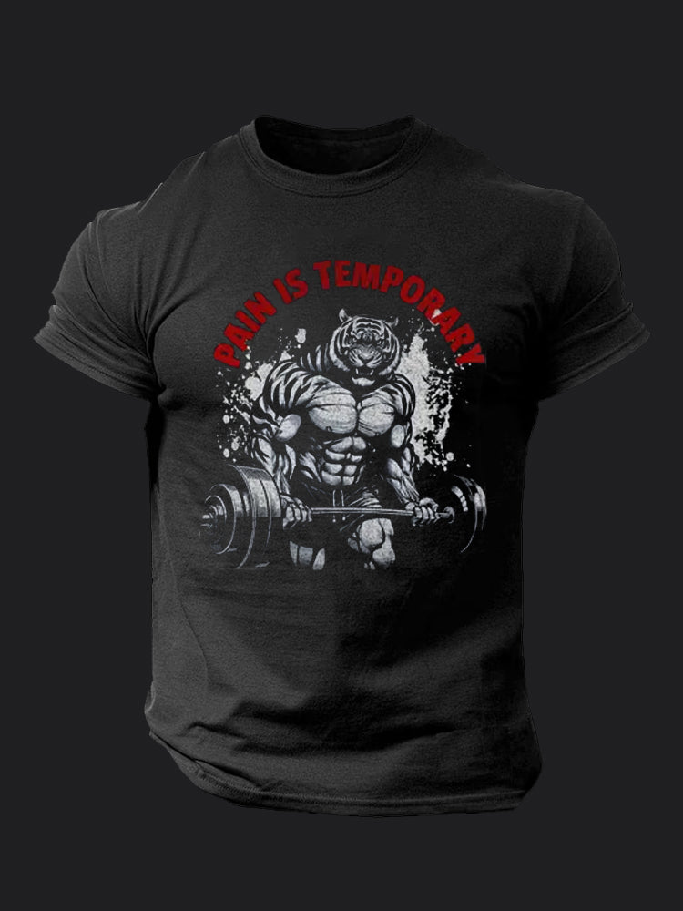 Pain Is Temporary BombApe Gym T-shirt