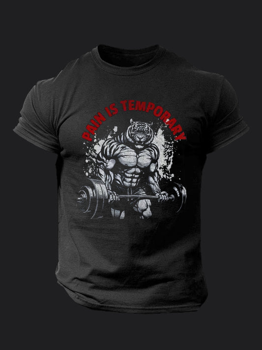 Pain Is Temporary BombApe Gym T-shirt