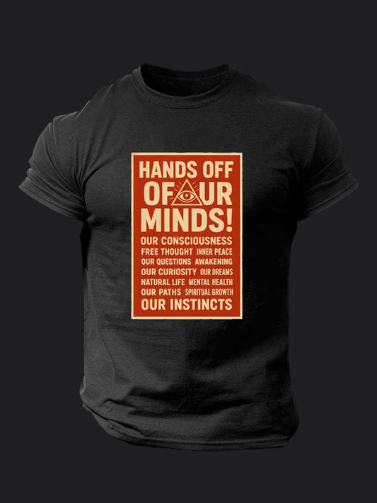 Hands Off Our Minds BombApe Gym T-shirt
