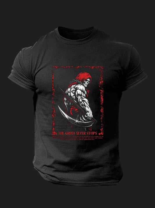The Grind Never Stops BombApe Gym T-shirt