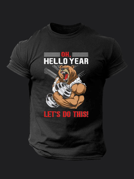 Oh Hello Year  BombApe Gym T-shirt