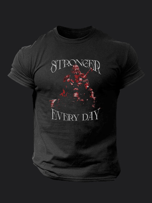 Stronger Every Day BombApe Gym T-shirt