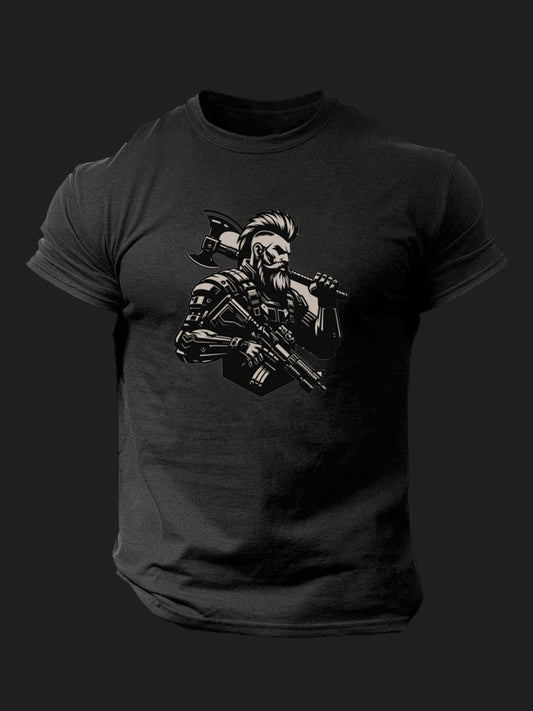 Armed Viking BombApe Gym T-shirt