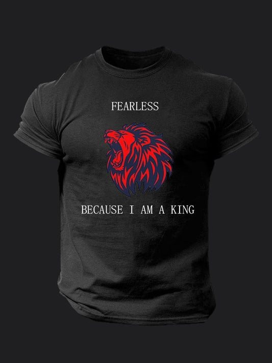 Fearless Lion BombApe Gym T-shirt