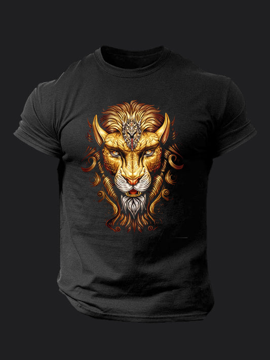 Artistic Lion BombApe Gym T-shirt