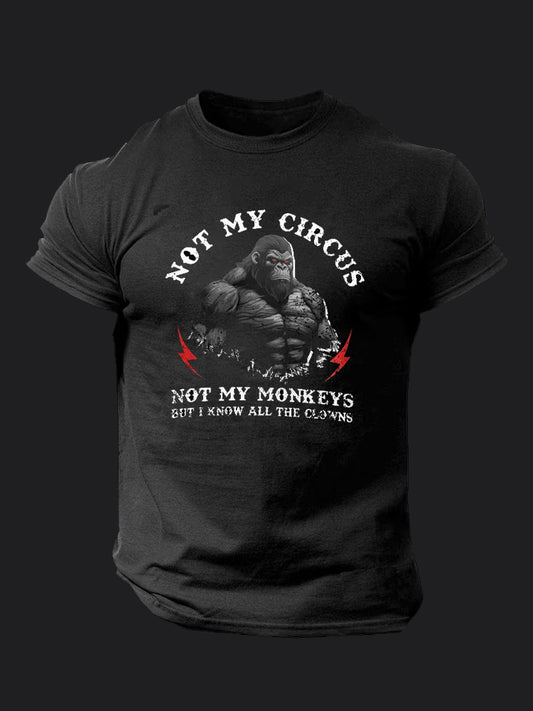 Not My Circus Not My Monkeys BombApe Gym T-shirt