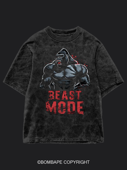 Beast Mode BombApe Washed Gym T-shirt