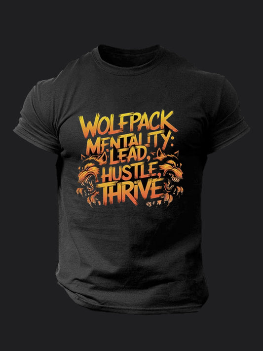 Lead Hustle Thrive BombApe Gym T-shirt