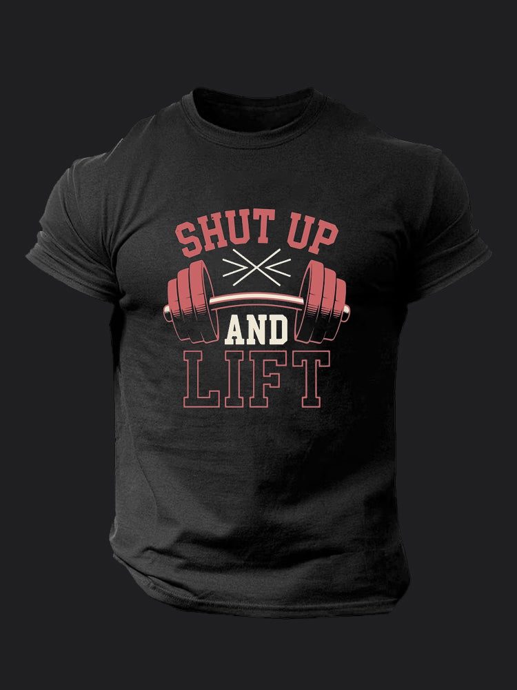 Shut Up And Lift BombApe Gym T-shirt
