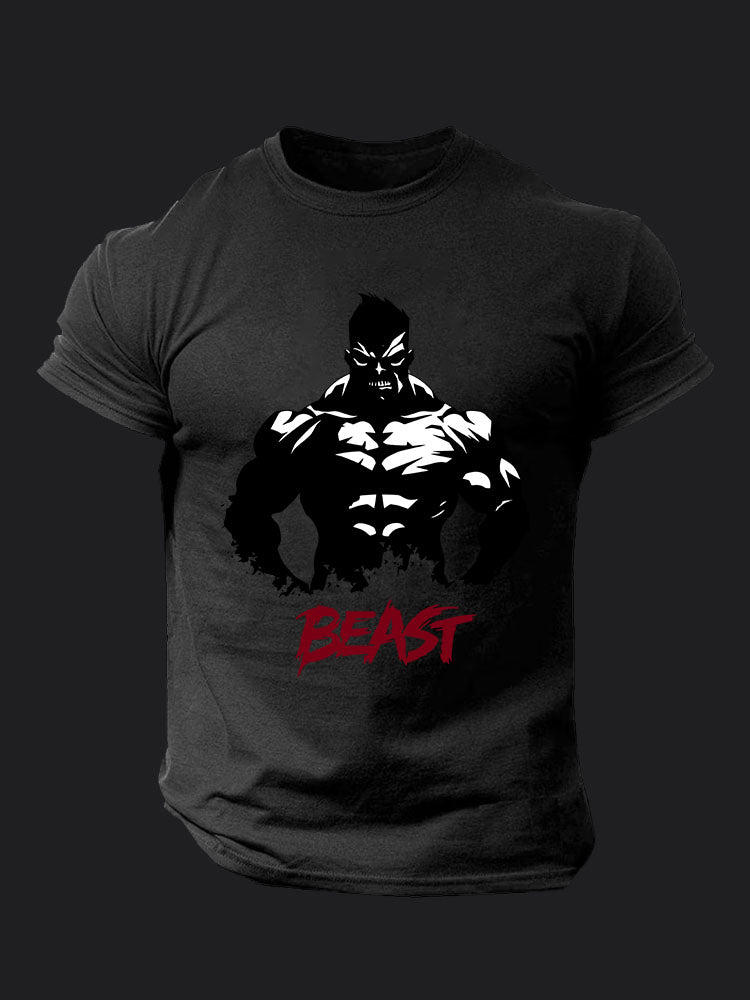 beast men Gym BombApe GymT-shirt