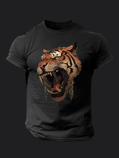 Fierce Tiger Head BombApe Gym T-shirt