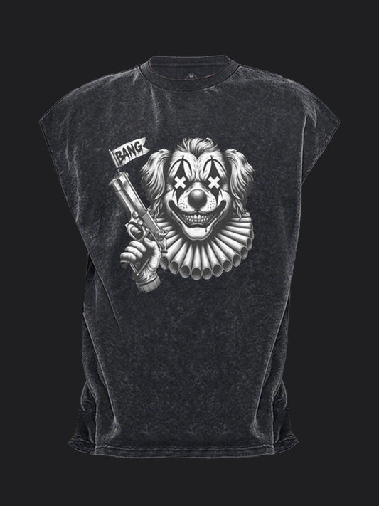 Horror Bang BombApe Cut Off Tank