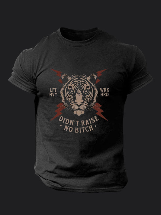 Didn't Raise No Bitch BombApe Gym T-shirt